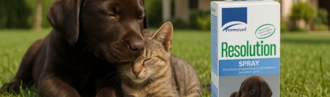 Scudo Invisibile | Formevet Resolution Spray Antiparassitario per Cane e Gatto da 250ml